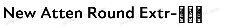 New Atten Round Extr字体转换